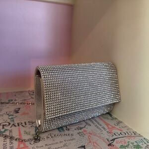 Silver Evening Bag